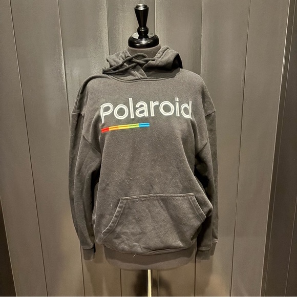 Polaroid black  Hoodie for women - Picture 1 of 7